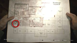 Silent Hill 2 hospital clock map