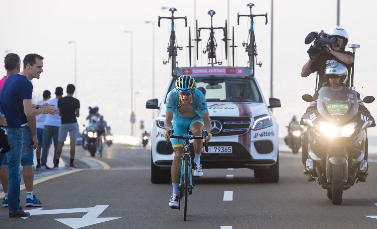 Tanel Kangert (Astana) on the attack