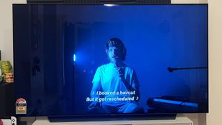 Bo Burnham's 'Inside' as displayed on the LG CS OLED TV