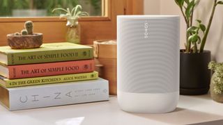 Sonos Move 2 on a kitchen worksurface