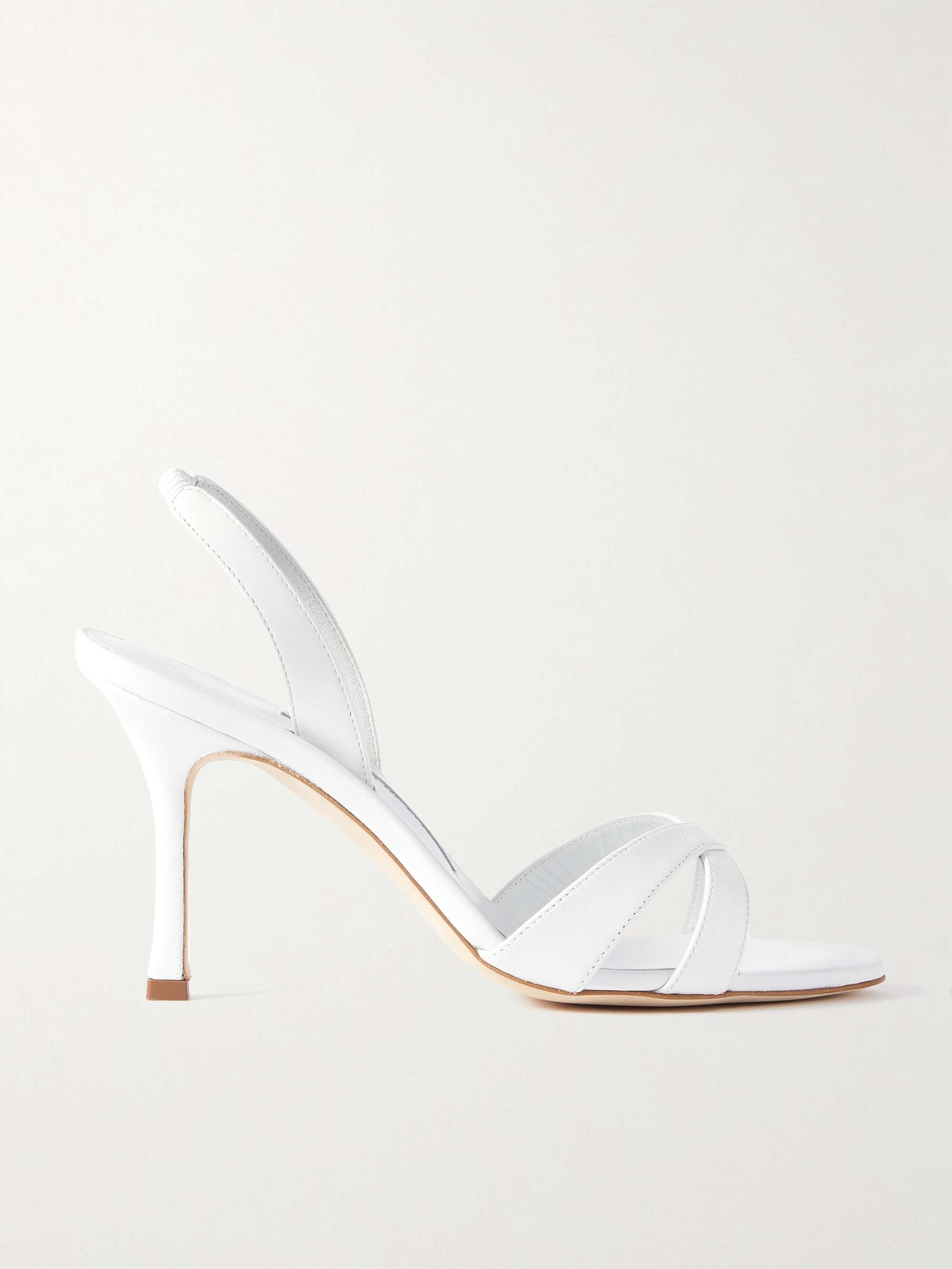 Callasli 90 Leather Slingback Sandals