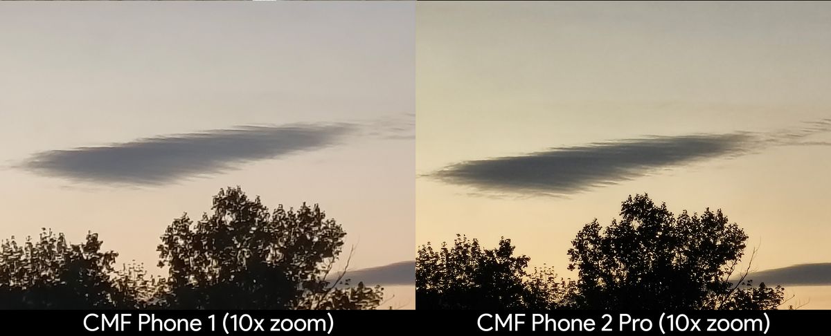 Photo samples from the main and telephoto cameras on the CMF Phone 1 and CMF Phone 2 Pro