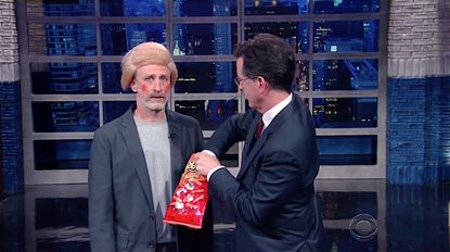 Jon Stewart pushes Congress to help 9/11 responders, dressed as Donald Trump