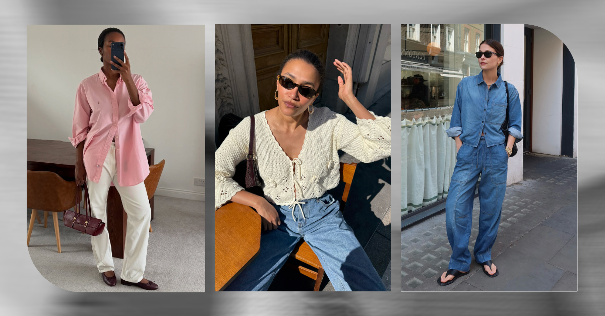 From Paris to London, Here's How Chic European Women Are Wearing a Blouse and Jeans This Summer