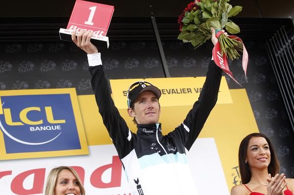 Andy Schleck (Leopard Trek) was also awarded most aggressive rider on the day.