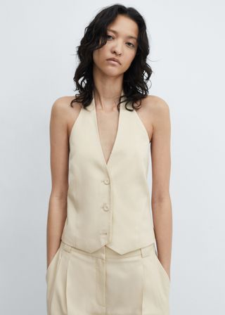 Lyocell Halter Waistcoat