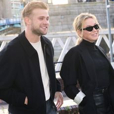 Renée Zellweger and Leo Woodall attend the 'Bridget Jones: Mad About the Boy' photo call