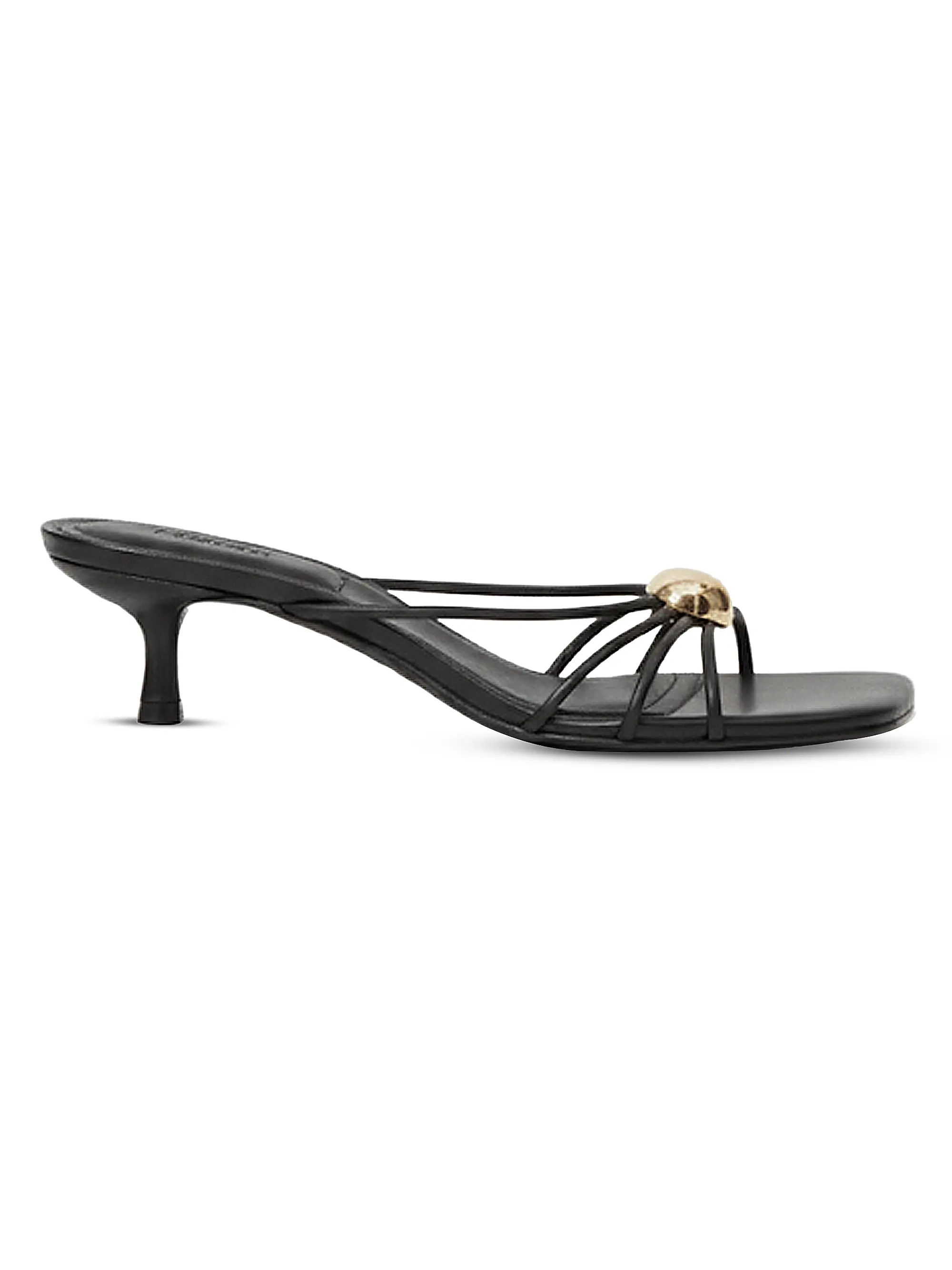Amaya 45mm Strappy Leather Slip-On Sandals