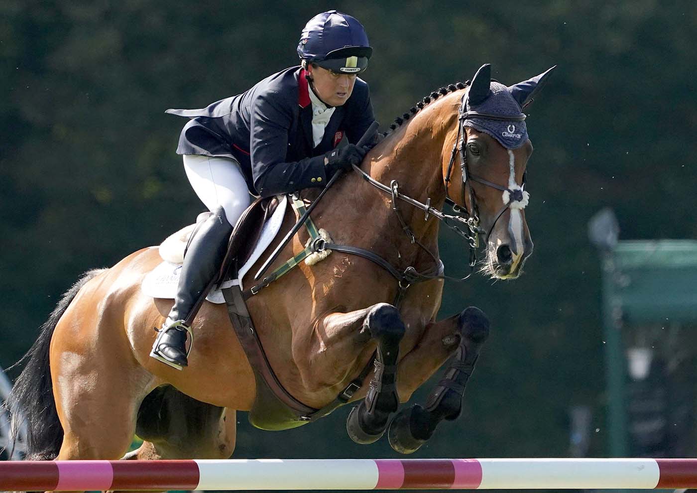 Pippa Funnell riding Majas Hope during day four of the 2023 Defender Burghley Horse Trials in Stamford, Lincolnshire. Picture date: Sunday September 3, 2023.