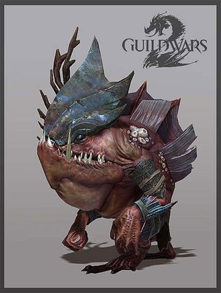 Game art from Guild Wars 2 created in ZBrush