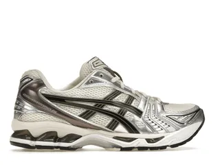 Asics, Gel-Kayano 14 in Cream Black Metallic Plum