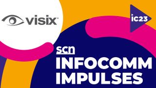Visix and the InfoComm 2023 Impulses logo.