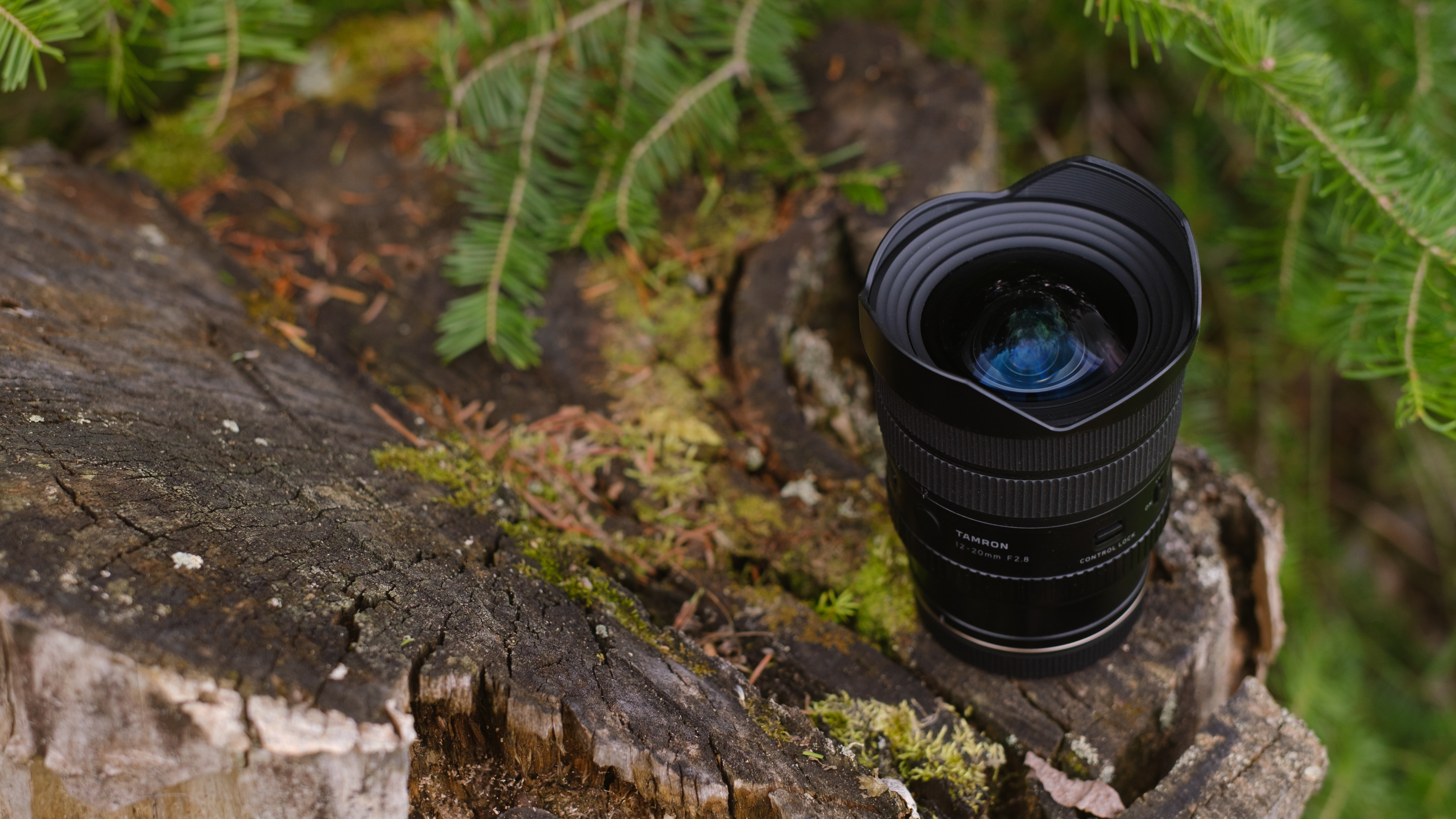 The Tamron 12-20mm f/2.8 photographed outdoors