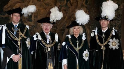 King Charles, Queen Camilla, Prince William and Prince Edward Appear in New Official Portrait 