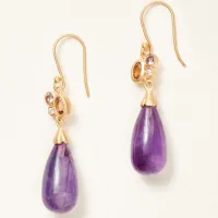 15. Freya Earrings in Amethyst and Citrine: View at Carousel Jewels