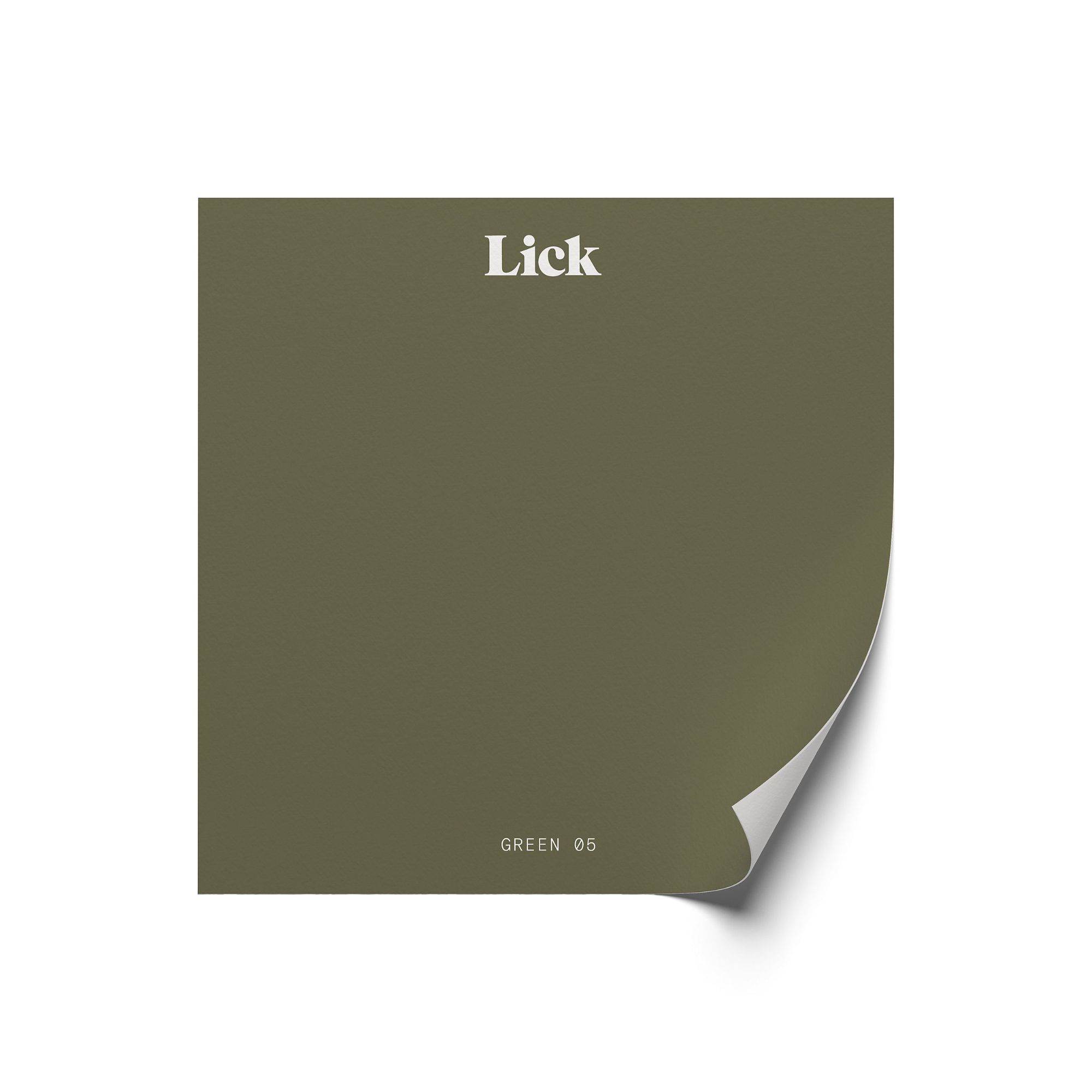 Lick, Green 05 Paint Color Sample