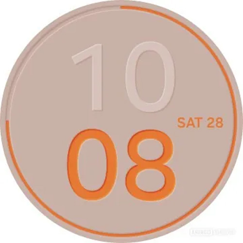 Samsung Galaxy Watch 8 face (found in beta)