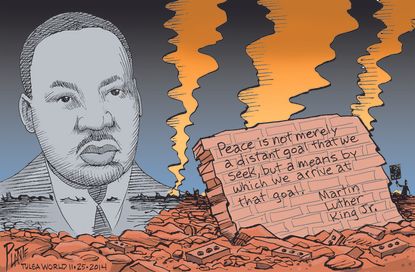 Editorial Cartoon U.S. Martin Luther King