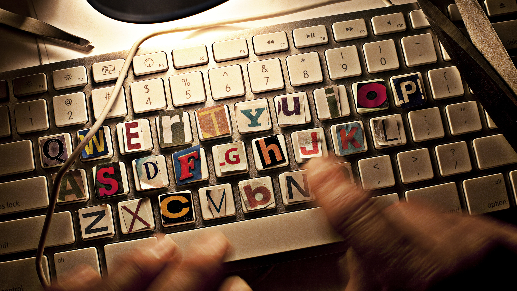 Keyboard random letters