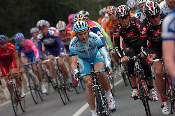 Davide Rebellin next to Alejandro Valverde