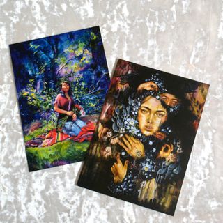 postcards of paintings