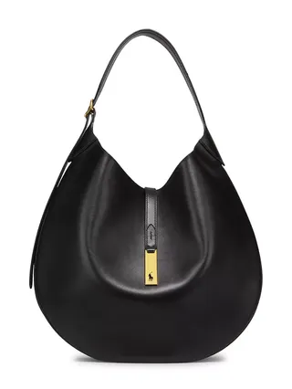 Large Polo Id Leather Shoulder Bag