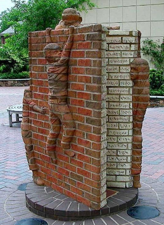 brick sculptures