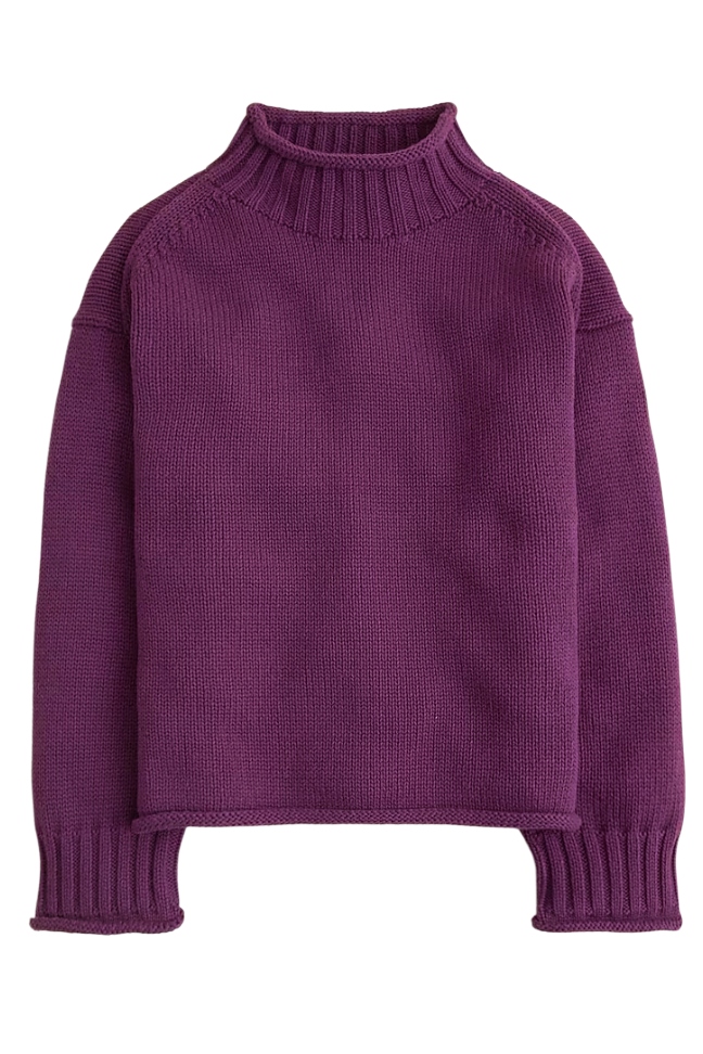 J.Crew, 2025 Rollneck&amp;trade; Sweater in Floral-Print Heritage Cotton