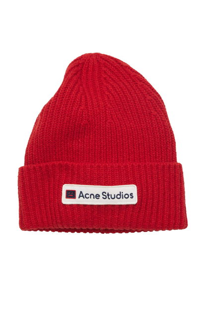 Acne Studios Logo Patch Wool Beanie