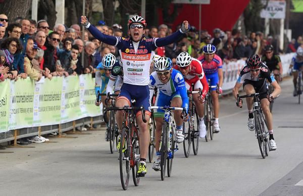 Andrea Palini (Team Idea) wins the stage