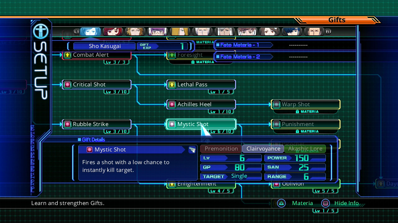 What about character advancement?