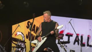 James Hetfield on stage