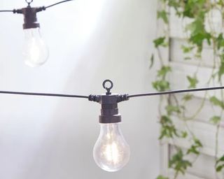 Image of Dunelm LED lights being used against white backdrop