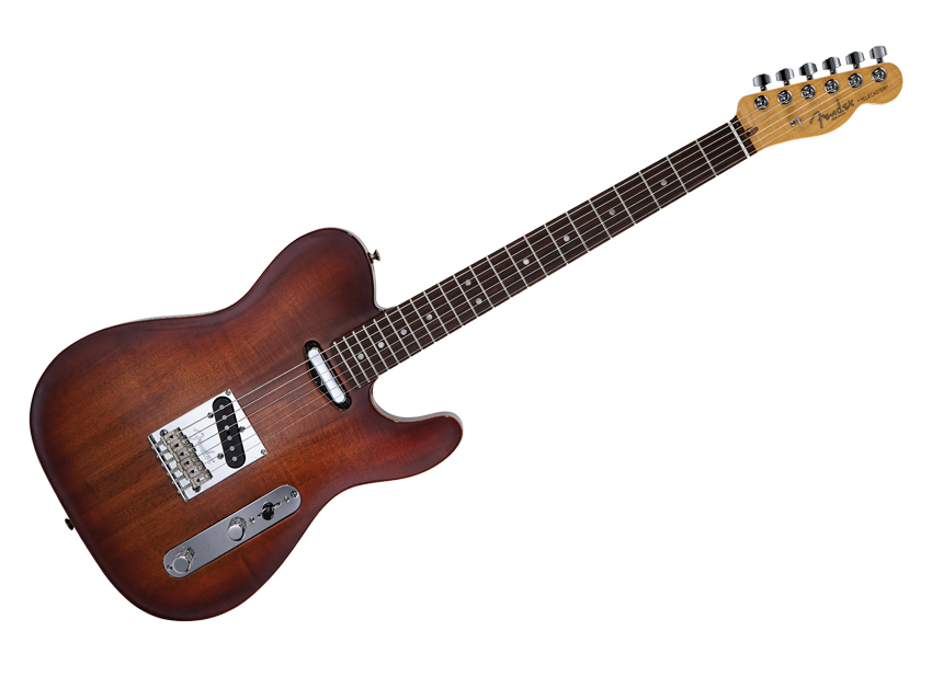 Not keen on the Koa Top Tele's dark colours? A flame maple cap version is also available in the Select series.