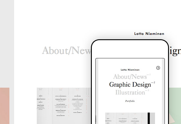 Best responsive websites: Lotta Nieminen