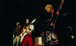Poison Girls onstage in 1985