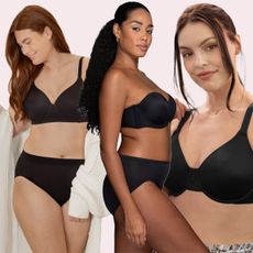 Collage Image of Bras From Vanity Fair Lingerie