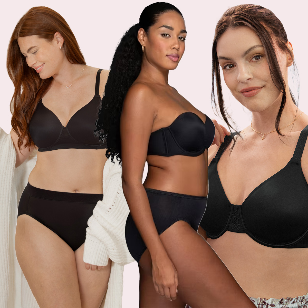 Collage Image of Bras From Vanity Fair Lingerie