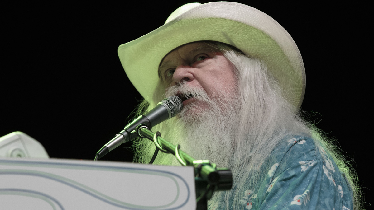 Leon Russell performing in Texas in 2016.