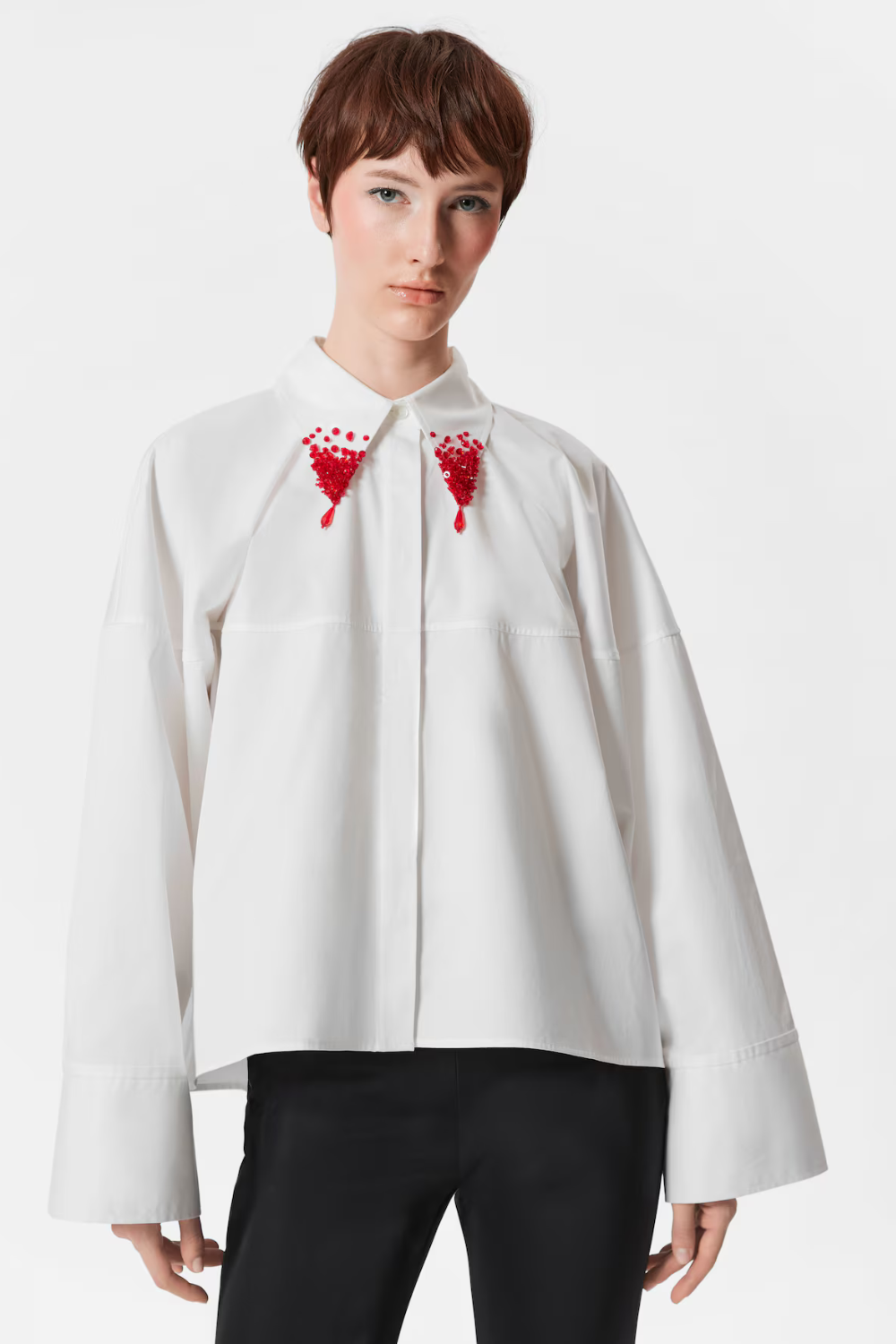 Bead-Embellished Shirt