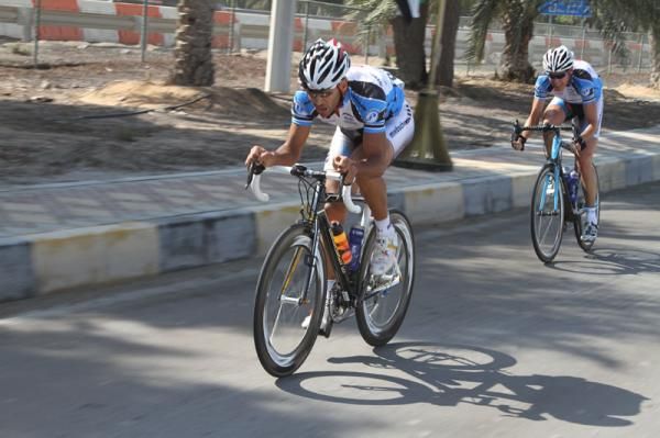 A Medscheme rider gets his head down