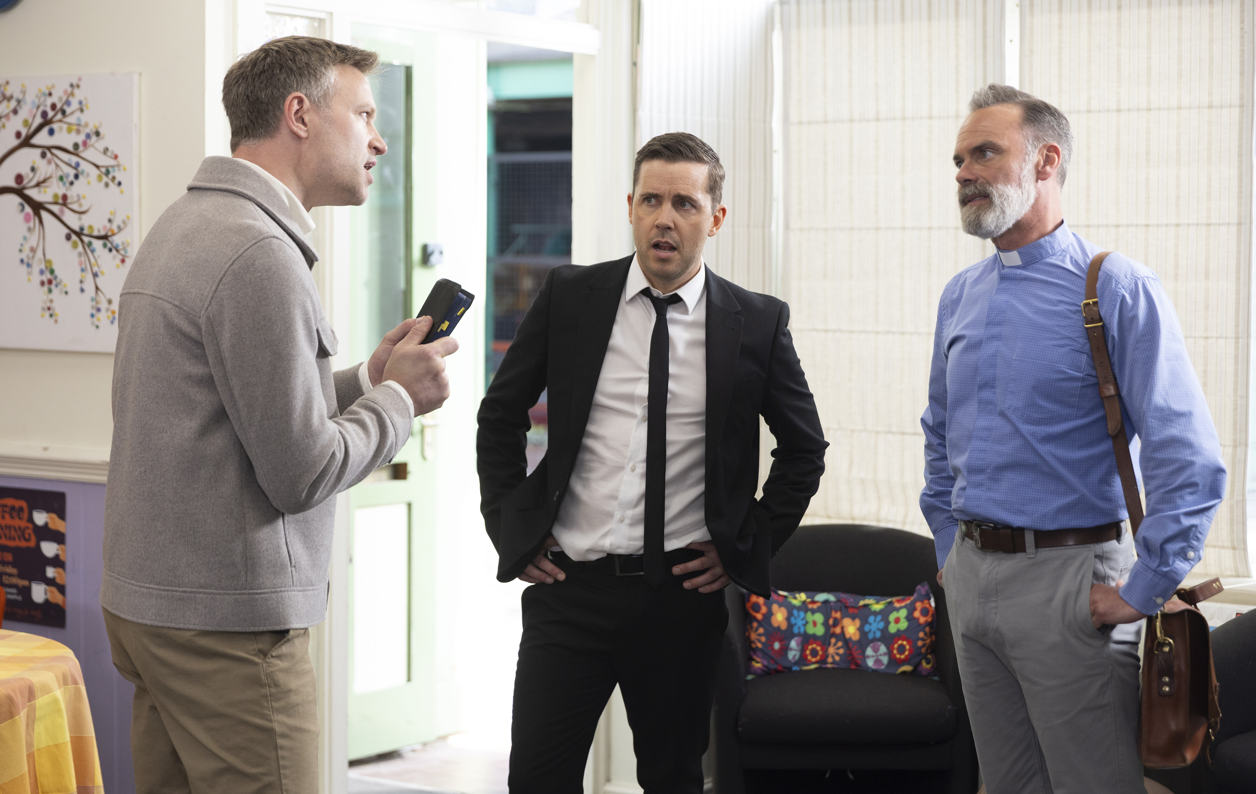 Todd, Billy and Noah at the conversion therapy centre