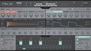 How to create a kick/gliding bass combo using Native Instruments TRK-01