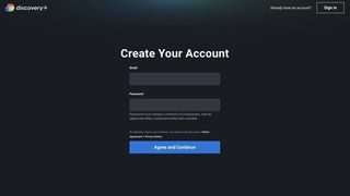 Discovery Create Account