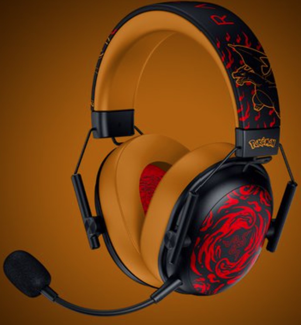 Product shot of the Razer Charizard headset.