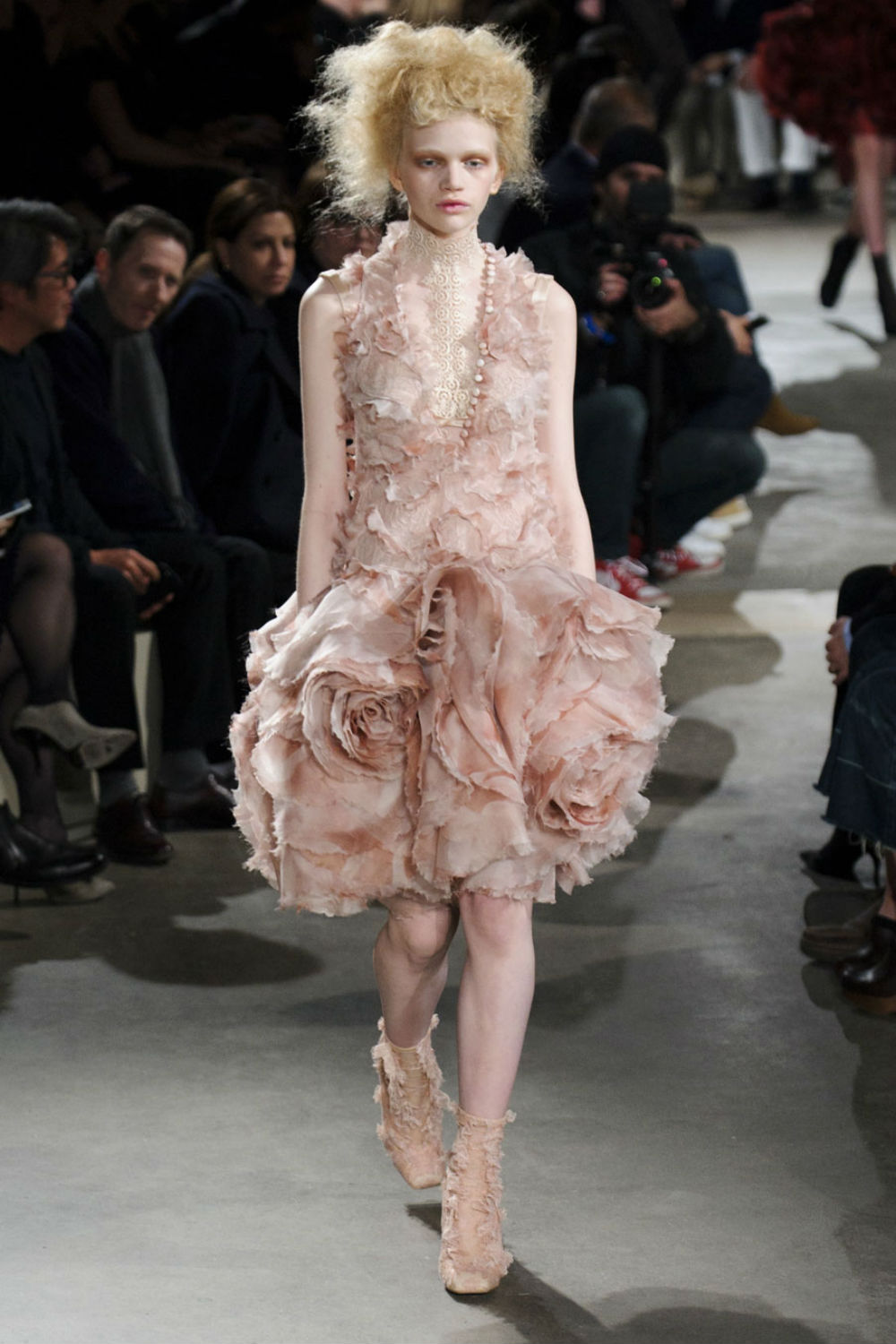 Alexander mcqueen flower outlet dress decay