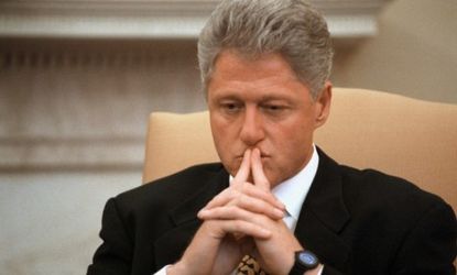 Then-President Bill Clinton in 1996