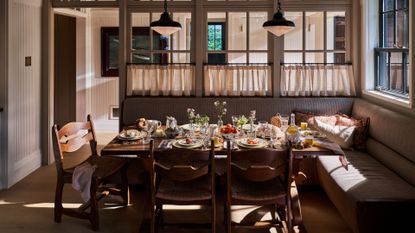 Breakfast table