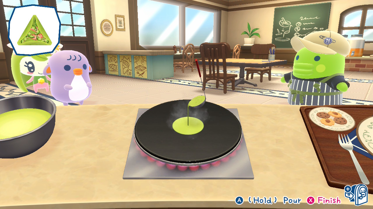 A minigame in Tamagotchi Plaza.