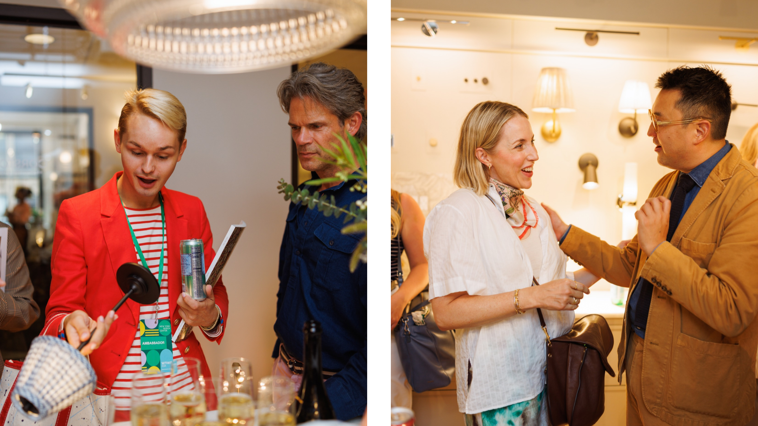People engaging with product at Corston